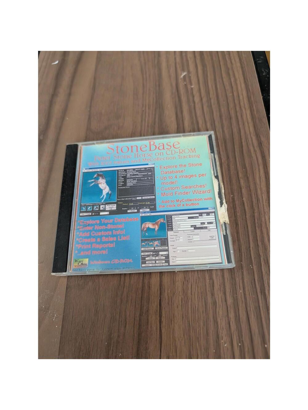 StoneBase Peter Stone Horse CD-ROM 🐴 Model Collector Database